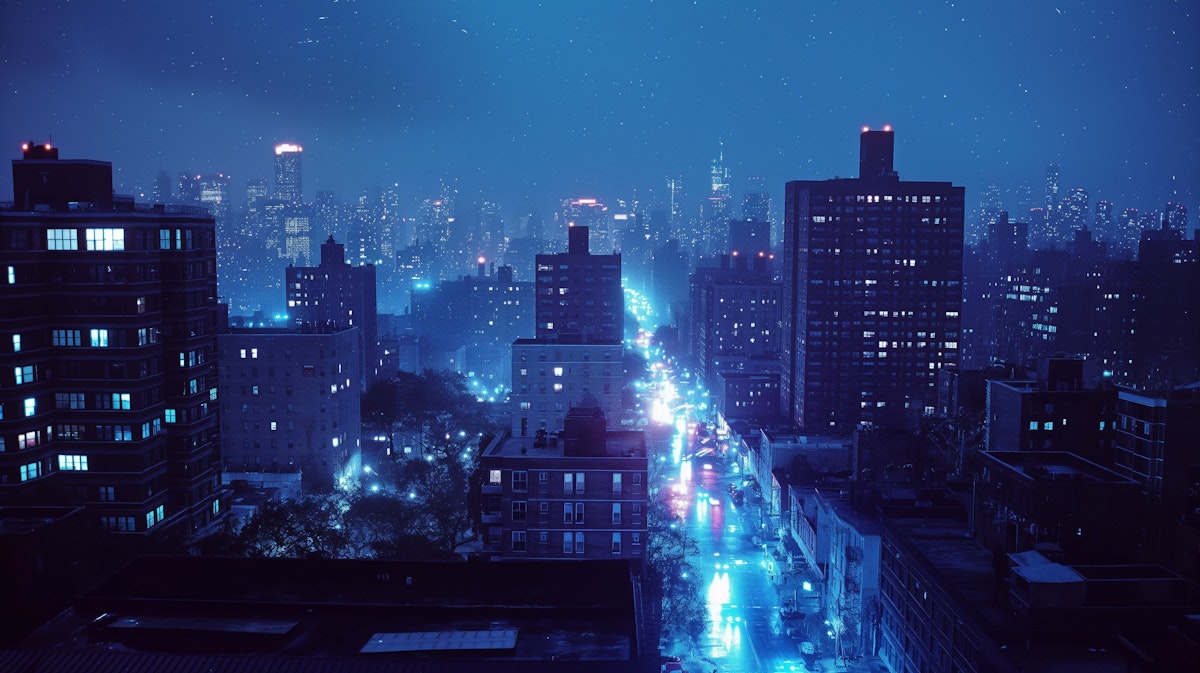 Nighttime Cityscape